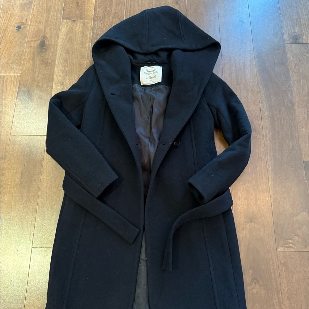 Wilfred Elegant Black Coat